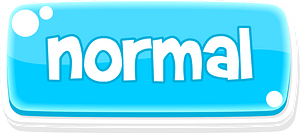 Flat blue normal button