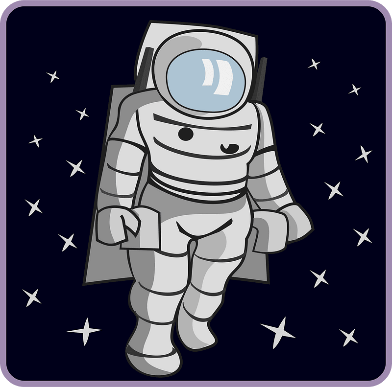 Square astronaut