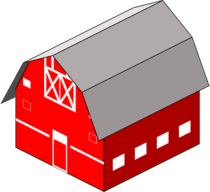 Big red barn