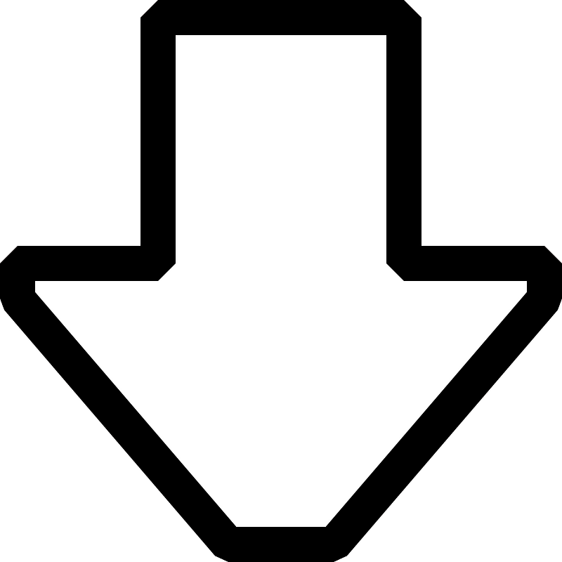 Black arrow down