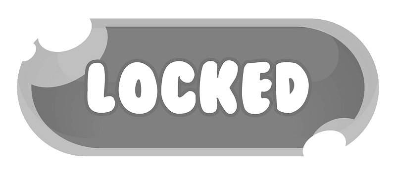 Flat grey locked button
