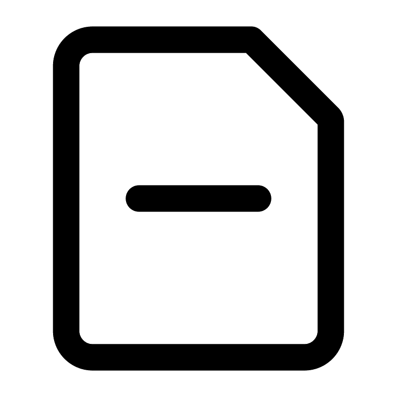 File-minus
