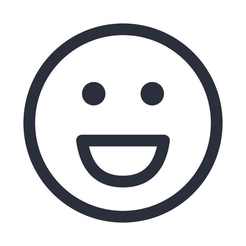 Face delighted