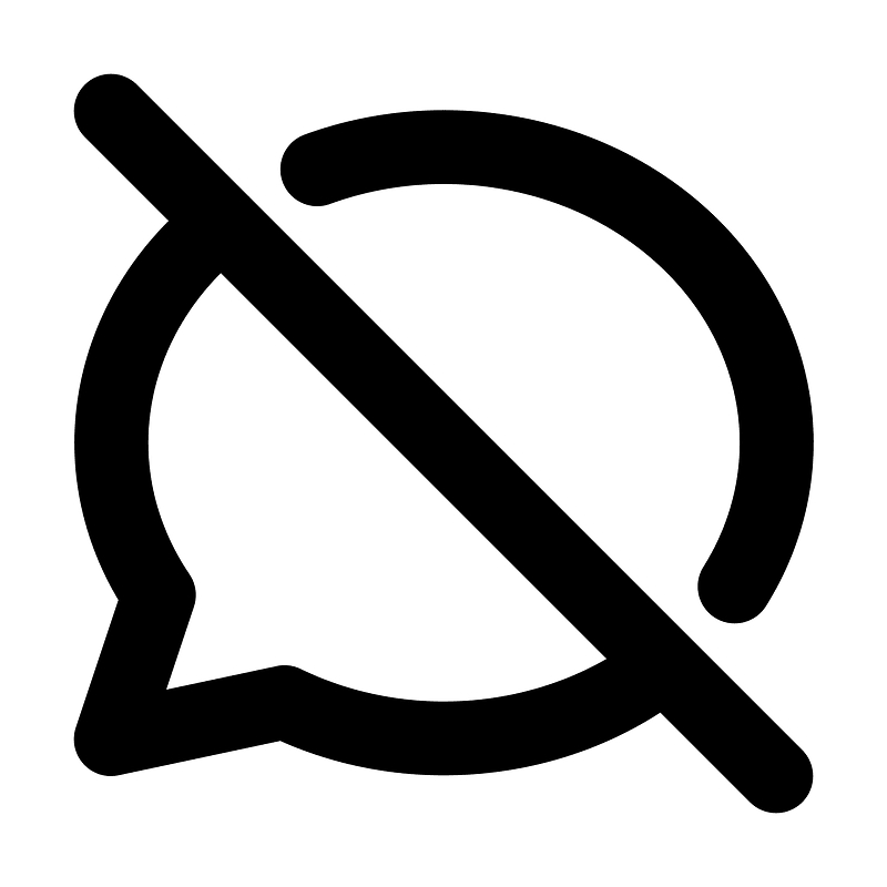 Message-circle-off
