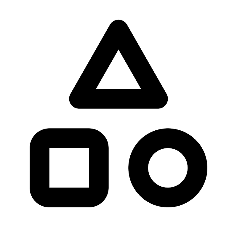Triangle-square-circle