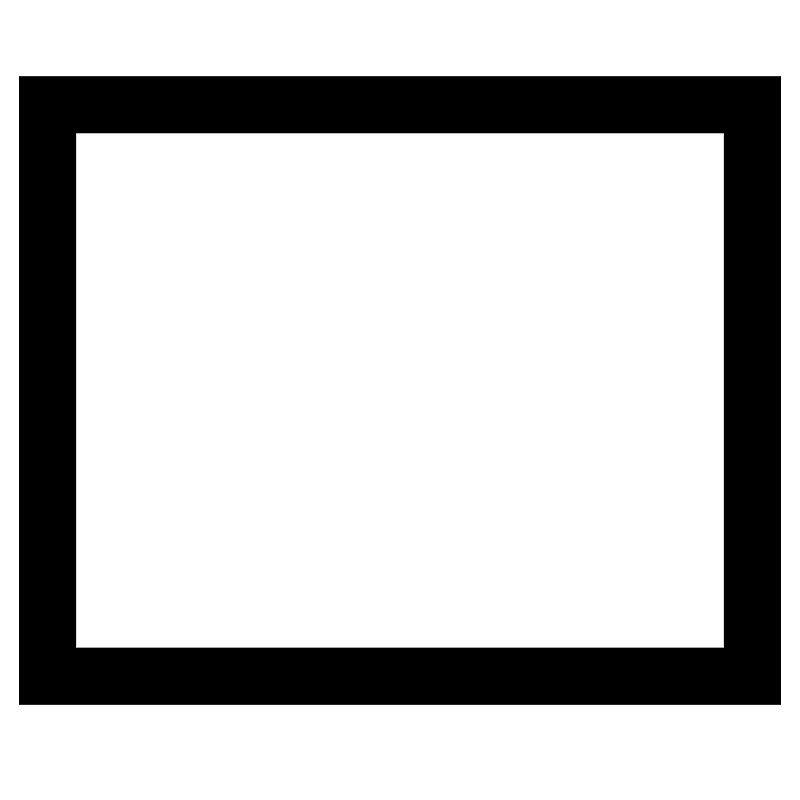 Rectangle outline
