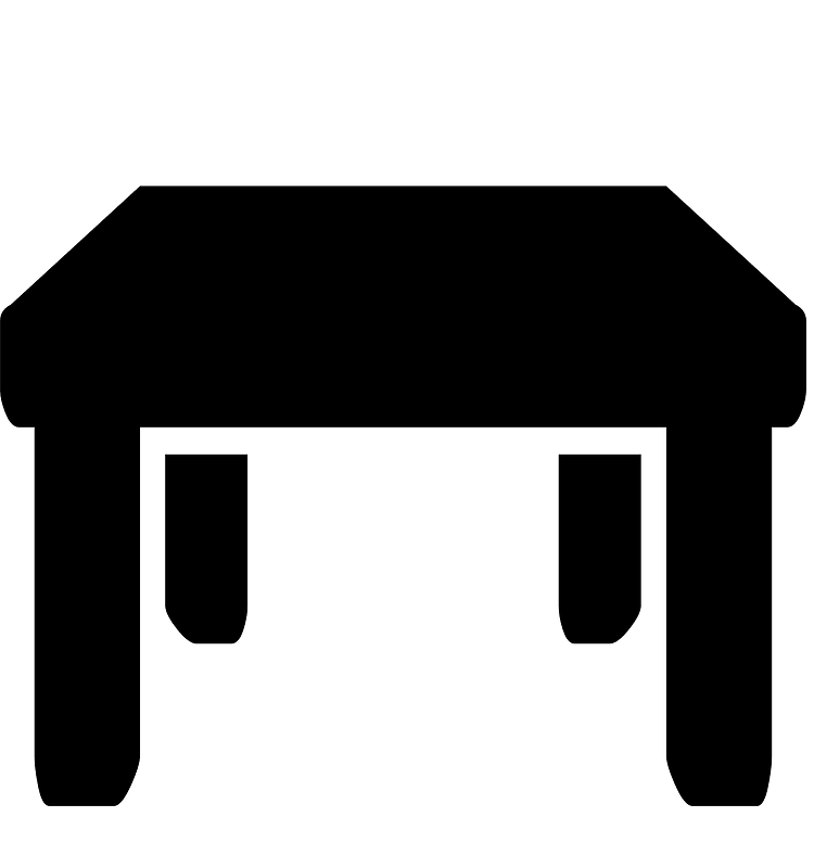 Black table side