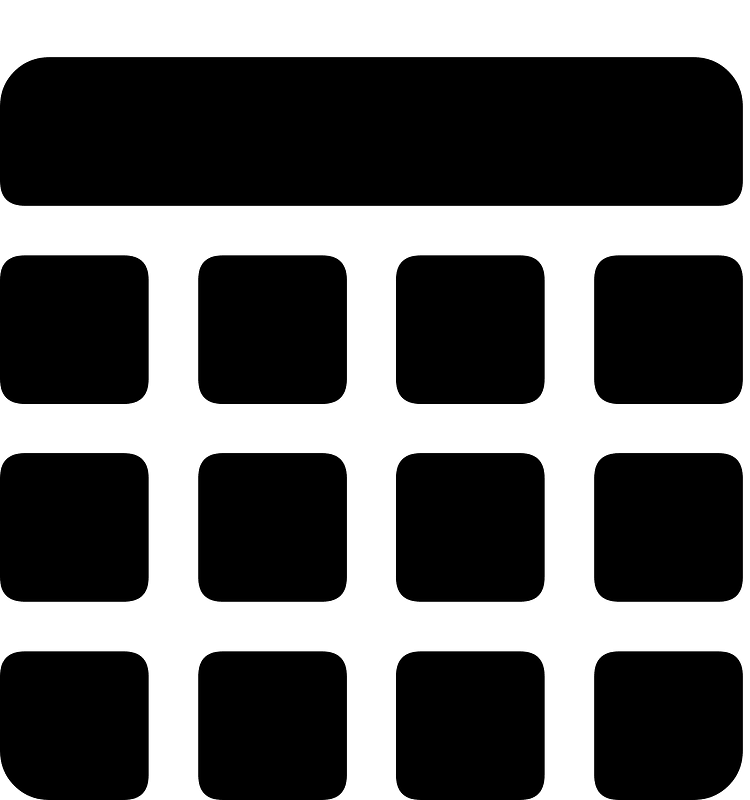Calendar black