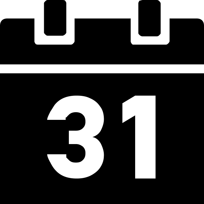 Calendar black