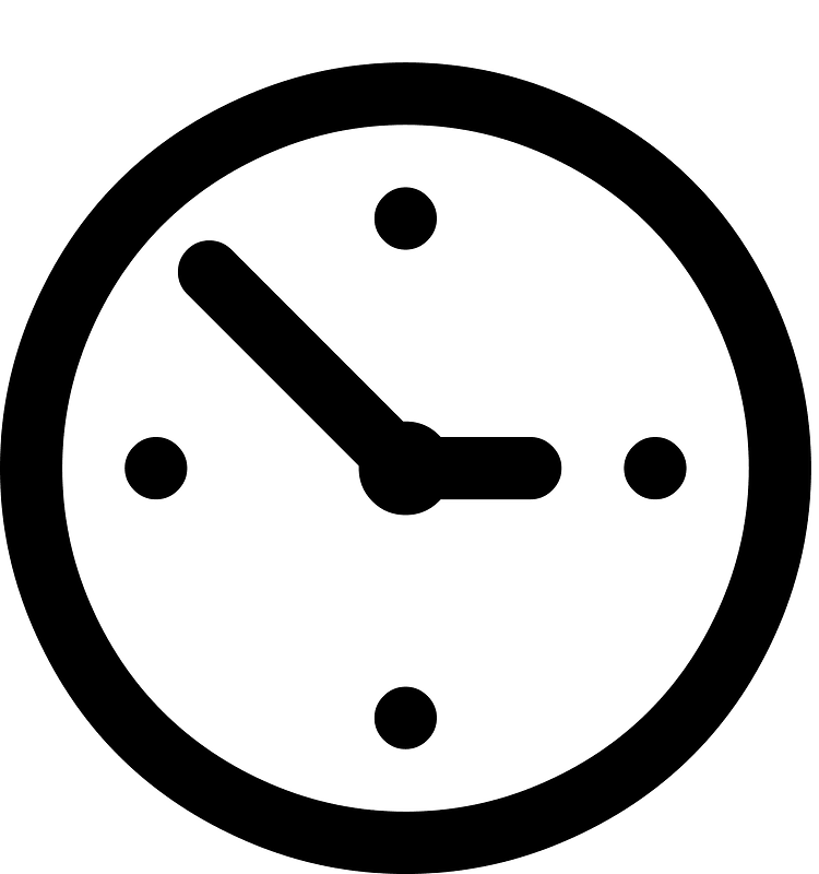 Round wall clock