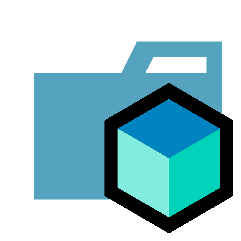 Folder type bloc