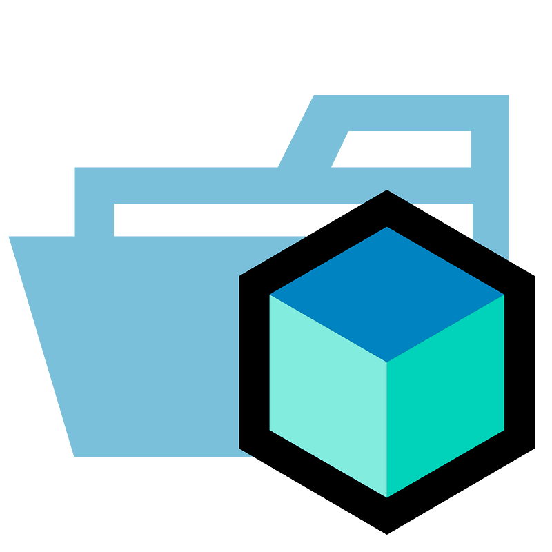 Folder type bloc opened
