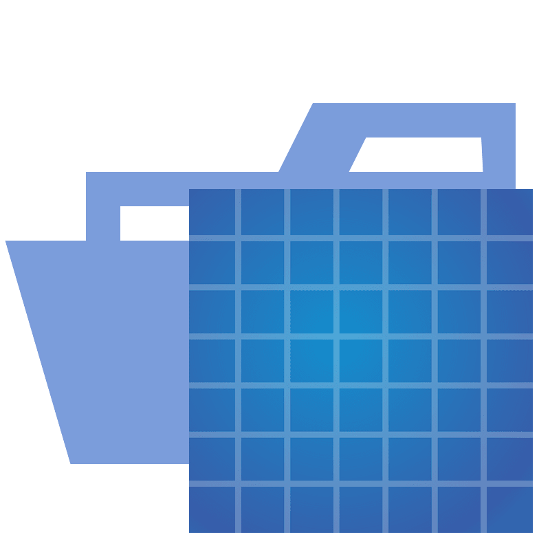 Folder type blueprint opened