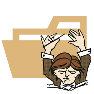 Folder type composer opened