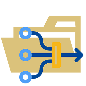 Folder type controller opened