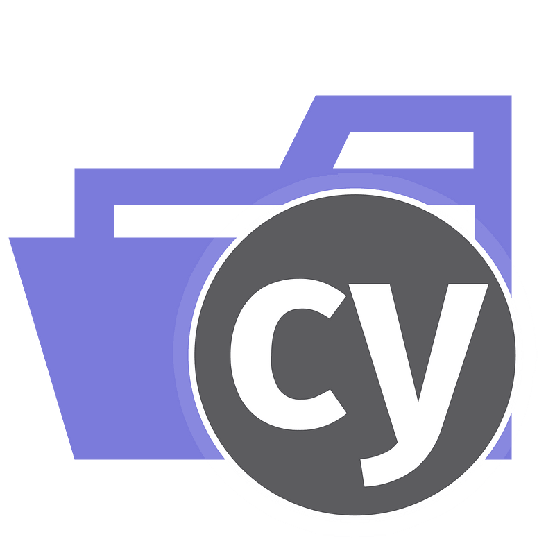 Folder type cypress opened