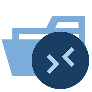 Folder type devcontainer opened
