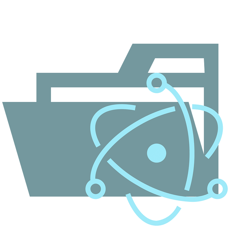 Folder type electron opened