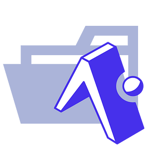 Folder type expo opened