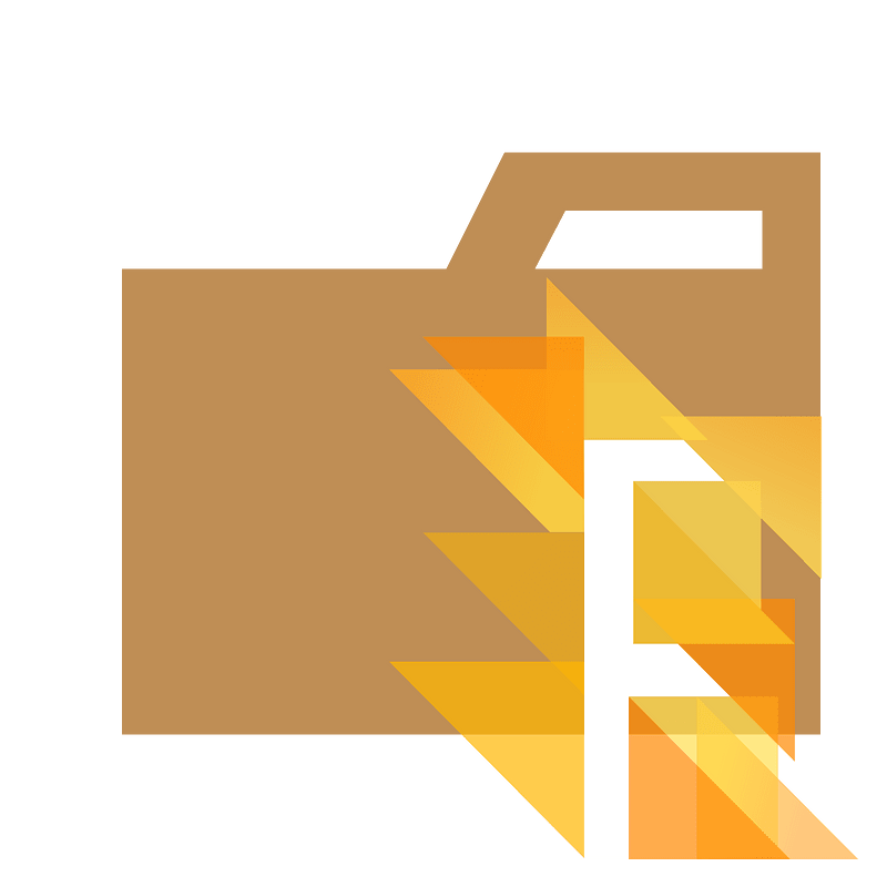 Folder type flow