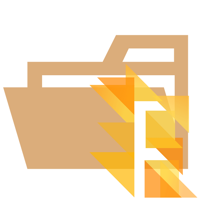 Folder type flow opened