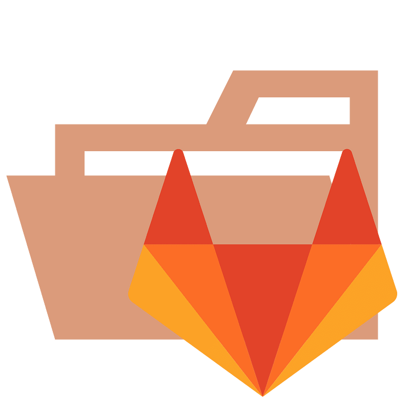 Folder type gitlab opened