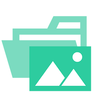 Folder type images opened