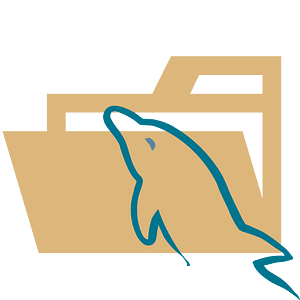 Folder type light mysql opened
