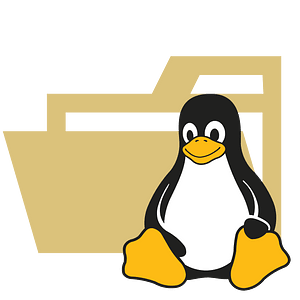 Folder type linux opened