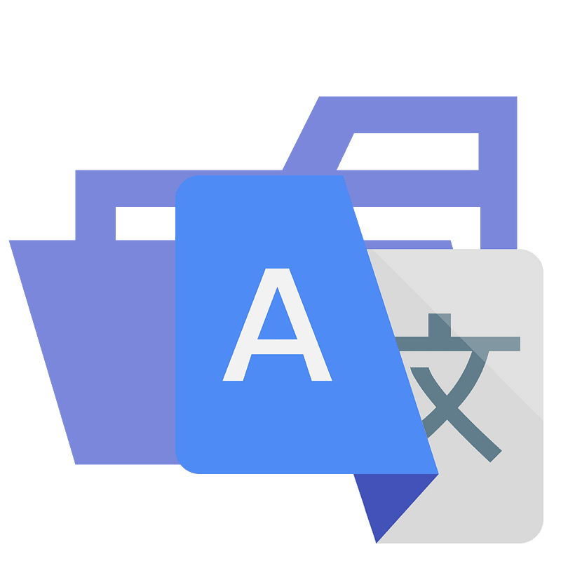 Folder type locale opened