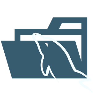 Folder type mysql opened