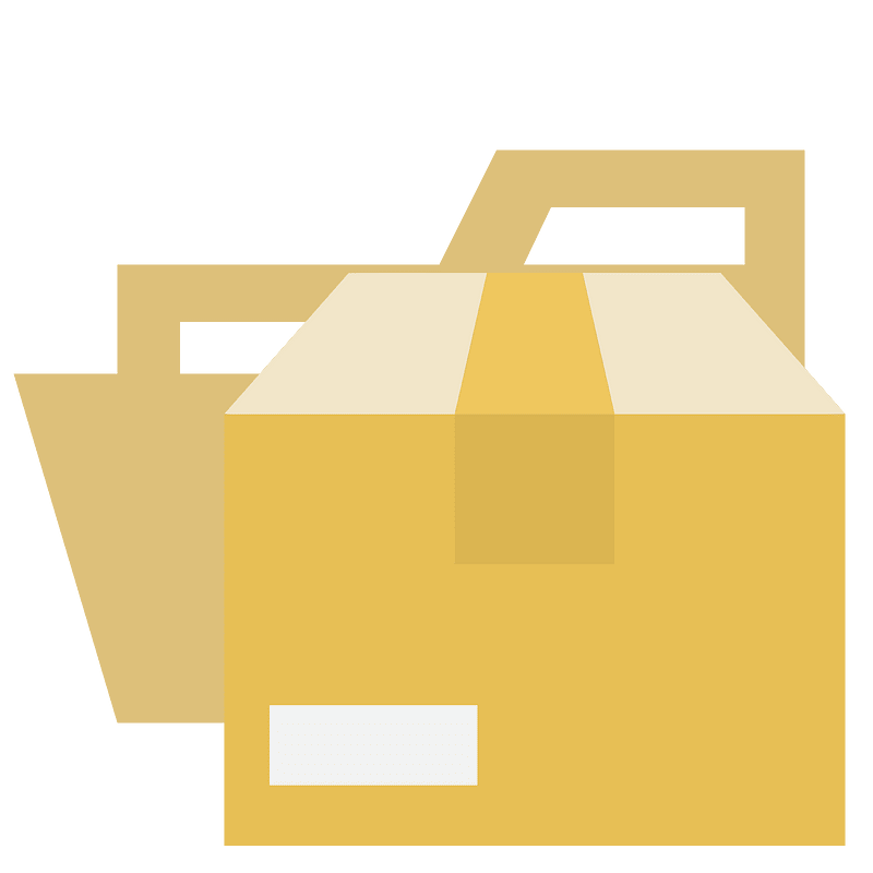Folder type package opened