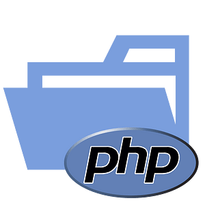 Folder type php opened