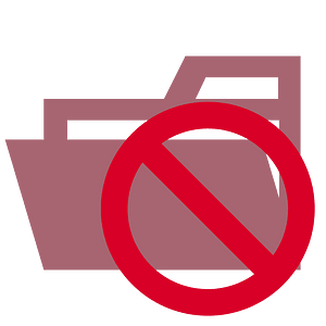 Folder type private opened