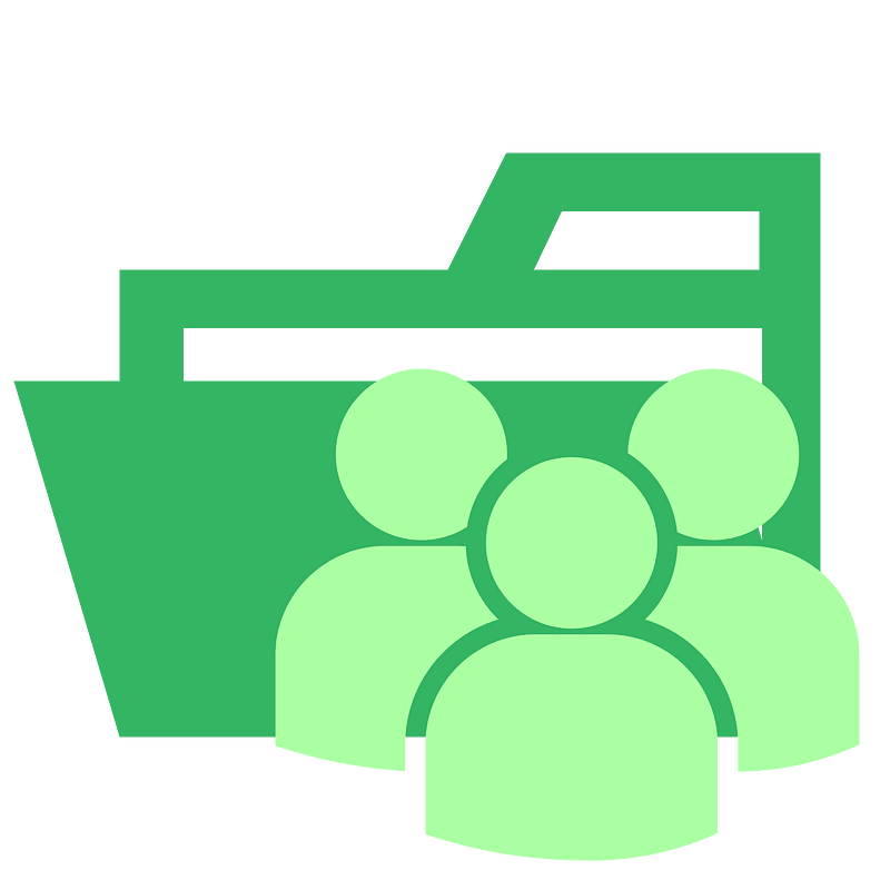 Folder type public opened