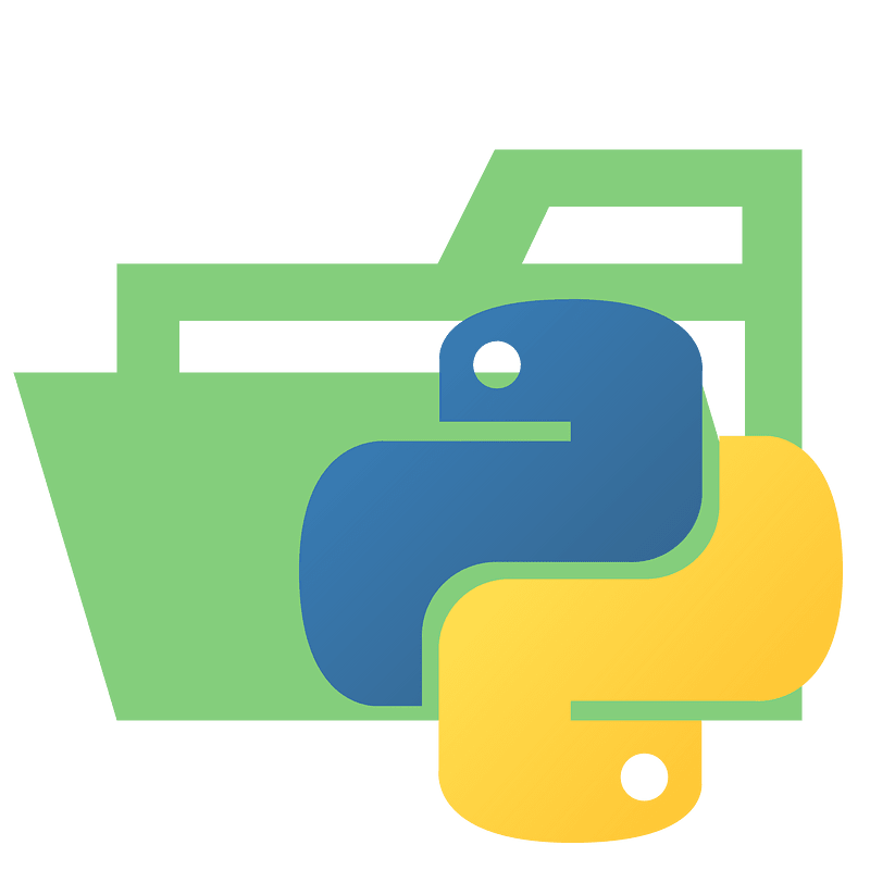 Folder type python opened