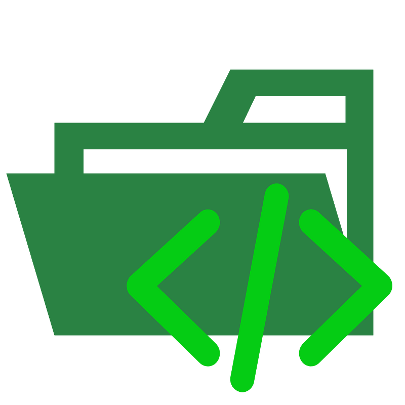 Folder type src opened