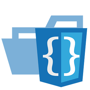Folder type style opened