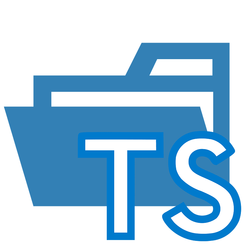 Folder type typescript opened