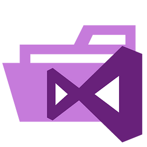 Folder type vs2 opened