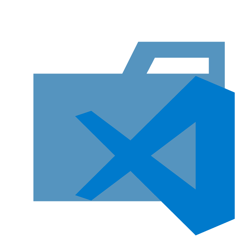 Folder type vscode
