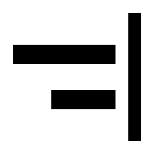 Align horizontal right