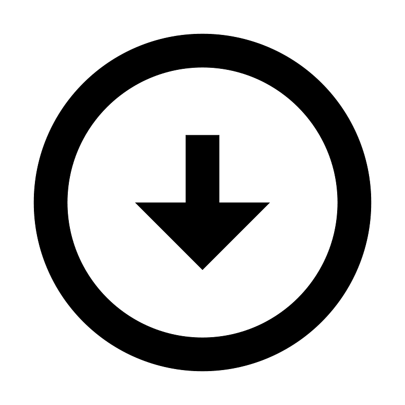 Arrow circle down