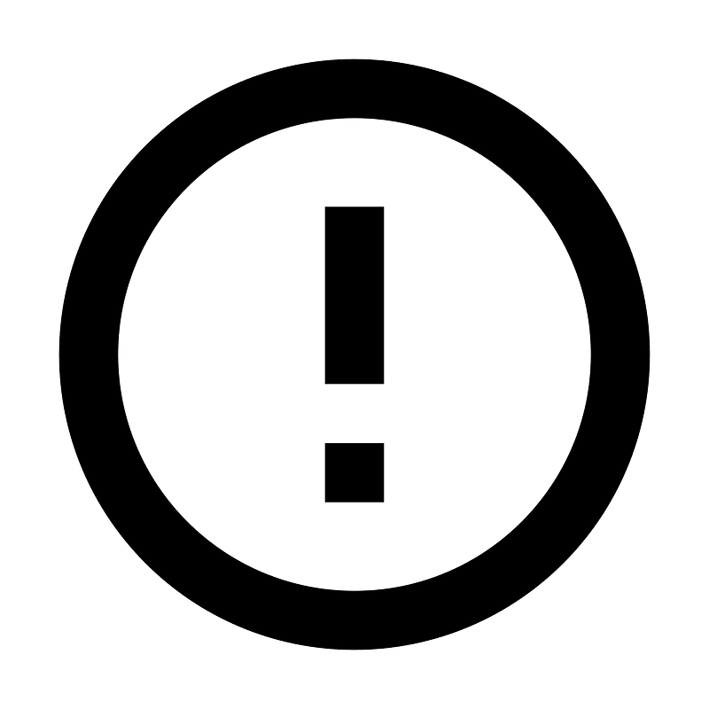 Error outline