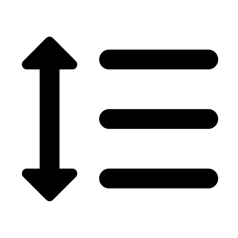 Format line spacing