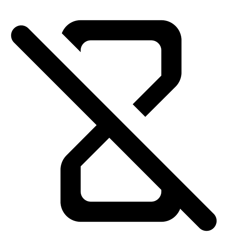 Hourglass disabled