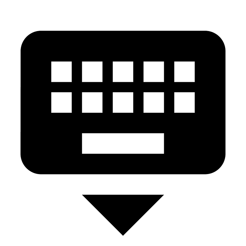Keyboard hide