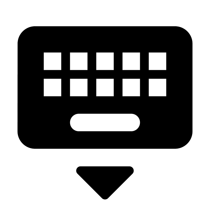 Keyboard hide