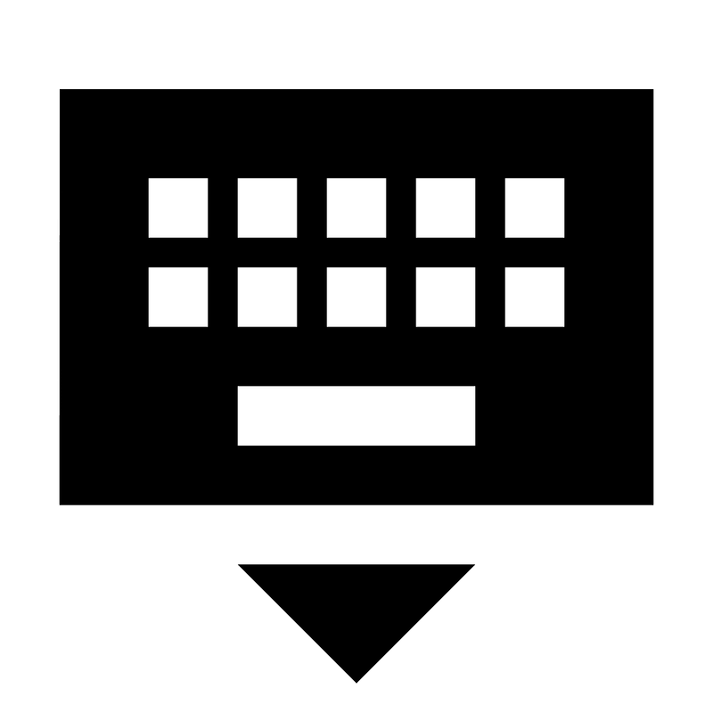 Keyboard hide
