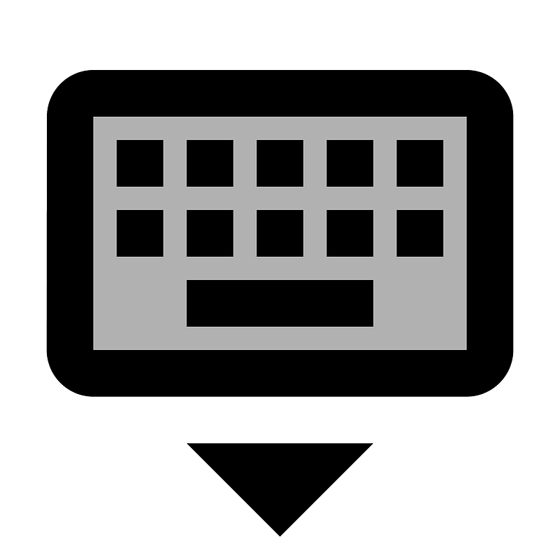 Keyboard hide